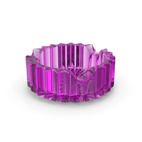 Glass Ashtray Purple PNG & PSD Images
