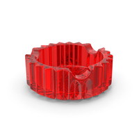 Glass Ashtray Red PNG & PSD Images