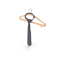 Necktie In Wooden Hanger PNG & PSD Images