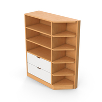 Wooden Bookcase Cabinet PNG & PSD Images