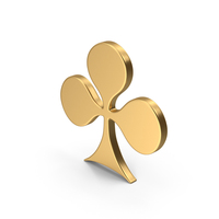 Gold Clubs Symbol PNG & PSD Images