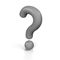 Question Mark Gray PNG & PSD Images