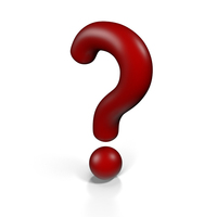 Red Question Mark Symbol PNG & PSD Images