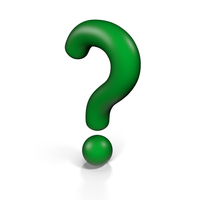 Green Question Mark Symbol PNG & PSD Images