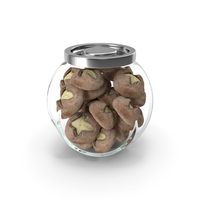 Glass Jar With Cookies PNG & PSD Images