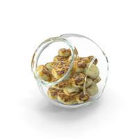 Glass Jar With Cookies PNG & PSD Images