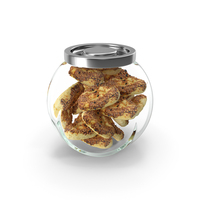 Glass Jar With Cookies PNG & PSD Images