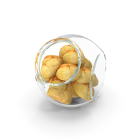 Glass Jar With Cookies PNG & PSD Images