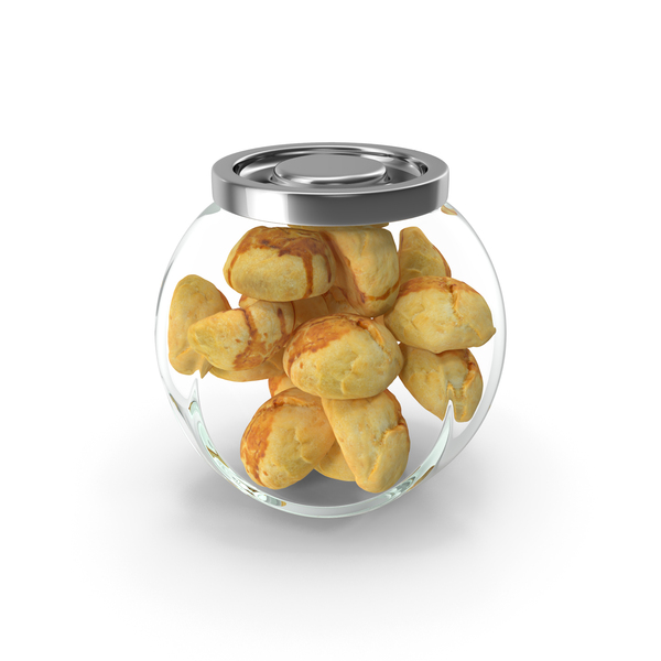 Glass Jar With Cookies PNG & PSD Images