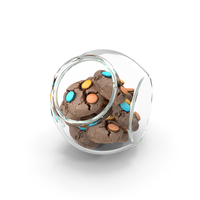 Glass Jar With Cookies PNG & PSD Images