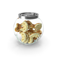 Glass Jar With Cookies PNG & PSD Images