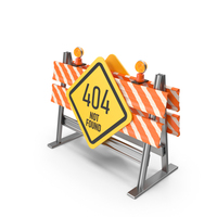 404 Not Found Barrier PNG & PSD Images