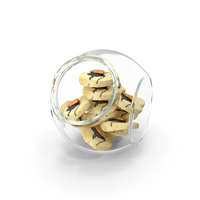 Open Glass Jar With Cookies PNG & PSD Images