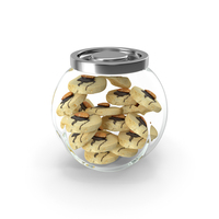 Glass Jar With Cookies PNG & PSD Images