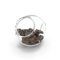 Open Glass Jar With Cookies PNG & PSD Images