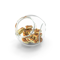 Open Glass Jar With Cookies PNG & PSD Images