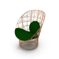Peacock Lounge Chair PNG & PSD Images