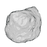 Asteroid Cartoon PNG & PSD Images