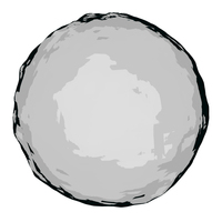 Fictional Planet's Space Satellite Moon Cartoon PNG & PSD Images