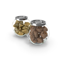 Two Cookie Jars PNG & PSD Images