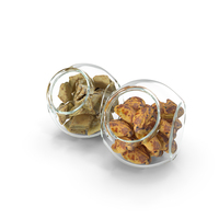 Two Open Cookie Jars PNG & PSD Images
