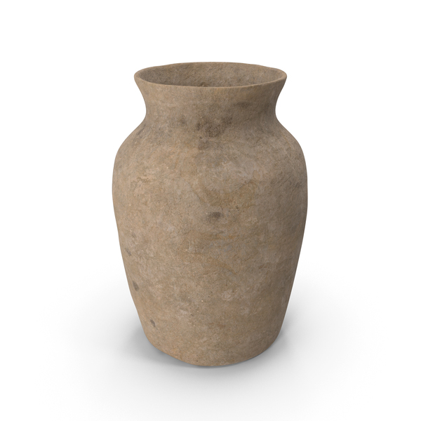 Beige Clay Vase PNG & PSD Images