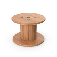 Wooden Cable Reel Drum PNG & PSD Images
