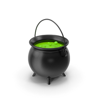 Cauldron With Magic Liquid PNG & PSD Images
