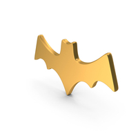Halloween Bat Gold PNG & PSD Images
