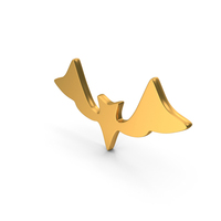 Halloween Bat Gold PNG & PSD Images