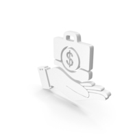 Dollar Briefcase Care Money Hand White PNG & PSD Images