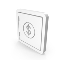 Locker Dollar Bank Save Money White PNG & PSD Images