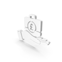 Pound Briefcase Care Money Hand White PNG & PSD Images