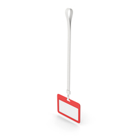 Red Hanging ID Badge PNG & PSD Images