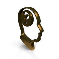 Golden Man With Question Mark Help Symbol PNG & PSD Images