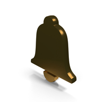 Gold Notification Bell Symbol PNG & PSD Images