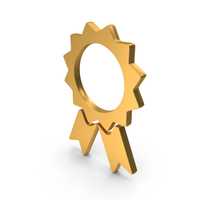 Gold Badge Symbol PNG & PSD Images