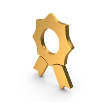 Gold Badge Symbol PNG & PSD Images