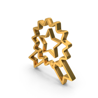 Gold Star Badge Symbol PNG & PSD Images