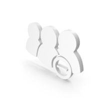 Group User Remove Minus White PNG & PSD Images
