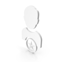 White Male Star Symbol PNG & PSD Images