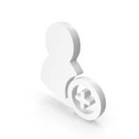 User Add Plus White PNG & PSD Images