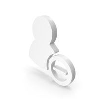 User Remove Minus White PNG & PSD Images