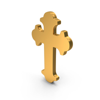 Gold Cross Icon PNG & PSD Images