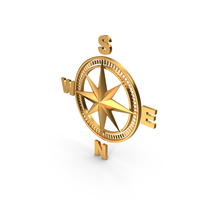 Gold Compass Icon PNG & PSD Images