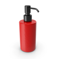 Soap Dispenser Red and Black PNG & PSD Images