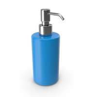 Blue Soap Dispenser PNG & PSD Images