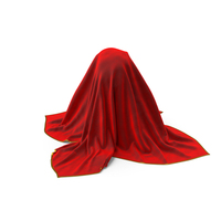 Fabric Unveil Cover Red PNG & PSD Images
