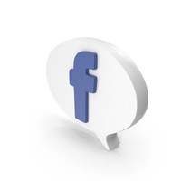 Dual Side Social Media Icon Facebook Chat Bubble PNG & PSD Images