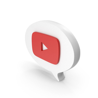 Dual Side Social Media Icon YouTube Chat Bubble PNG & PSD Images